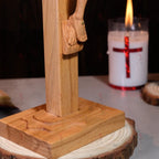 Handcrafted Jesus Crucifix Wood Carving