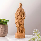Saint Paul Wooden Statue size 11.8in (30cm)