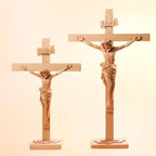 Handcrafted Jesus Crucifix Wood Carving