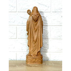 Saint Cecilia Wooden Statue size 11.8 inches (30cm)
