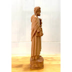 Saint Peter Wooden Statue size 11.8in (30cm)