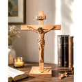 Handcrafted Jesus Crucifix Wood Carving