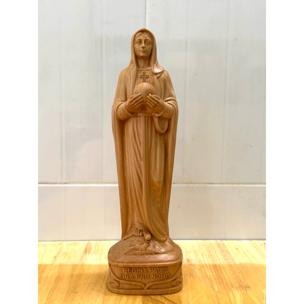 Regina Pacis Ora Pro Nobis Wooden Statue