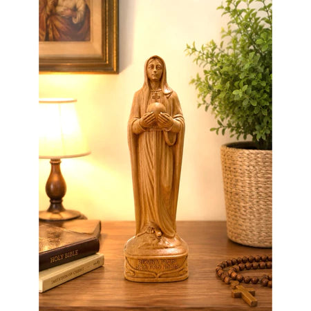Regina Pacis Ora Pro Nobis Wooden Statue